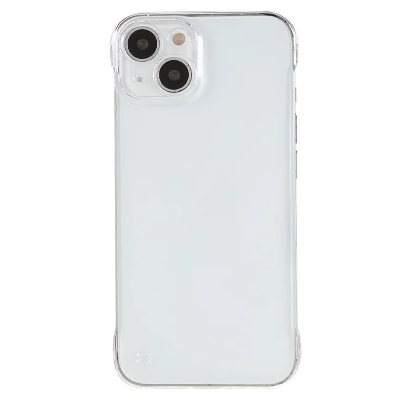 Frameless Cell Phone Case for iPhone 14 Plus , Crystal Clear Hard PC Phone Back Cover