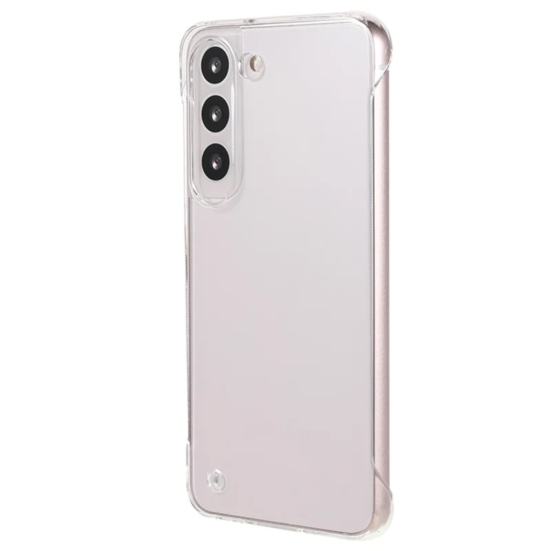 For Samsung Galaxy S22+ 5G Hard PC Anti-drop Phone Case Frameless Clear Cell Phone Back Cover