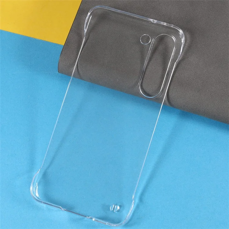 Für Samsung Galaxy S23 Rahmenfreie Harte PC-Stoßfeste Handyhülle Klare Handyhülle