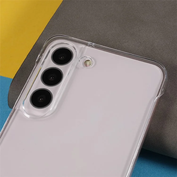Für Samsung Galaxy S23 Rahmenfreie Harte PC-Stoßfeste Handyhülle Klare Handyhülle