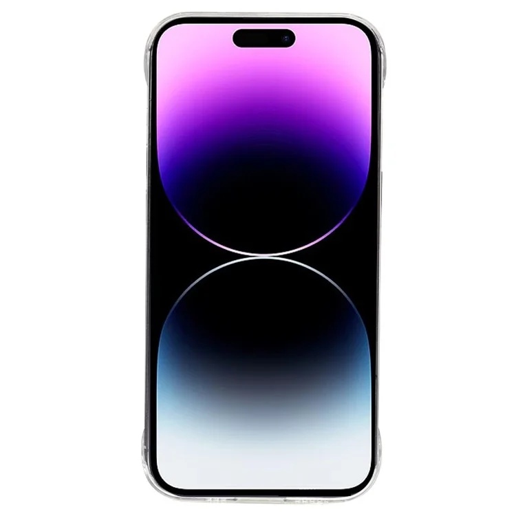 For iPhone 14 Pro Max Frameless Hard PC Case Clear Drop-Proof Cover Cell Phone Protector