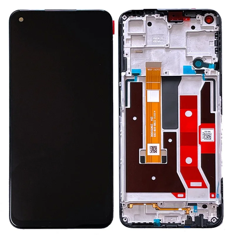 For Oppo A73 5G / A72 5G Grade S OEM LCD Screen and Digitizer Assembly + Frame Replace Part (without Logo)