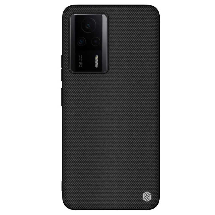 NILLKIN Para Xiaomi Redmi K60E 5G Funda de Teléfono de Textura de Fibra de Nailon PC+TPU Anti-caída