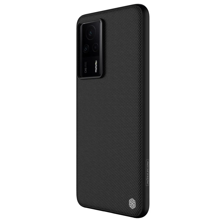 NILLKIN Para Xiaomi Redmi K60E 5G Funda de Teléfono de Textura de Fibra de Nailon PC+TPU Anti-caída