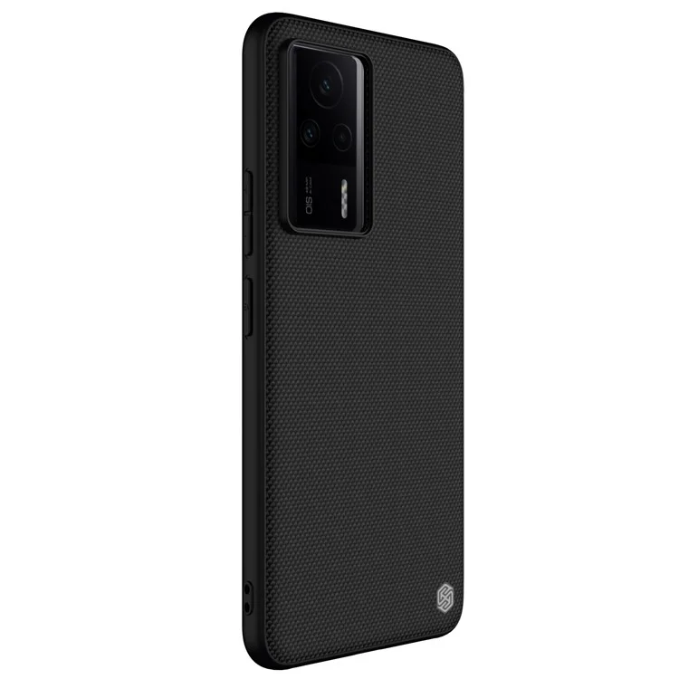 NILLKIN Para Xiaomi Redmi K60E 5G Funda de Teléfono de Textura de Fibra de Nailon PC+TPU Anti-caída