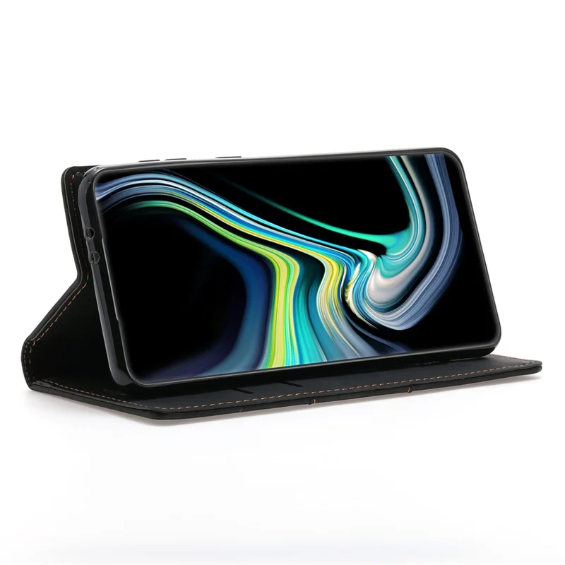 For Xiaomi 13 Lite / Civi 2 5G Phone Stand Case PU Leather Folio Flip Wallet Phone Cover - Black