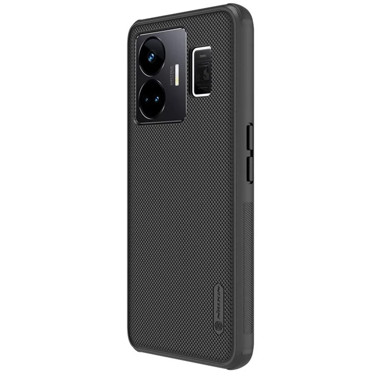 Funda protectora Nillkin Super Frosted Shield Pro para Realme GT Neo 5 5G / GT3 5G, funda de teléfono de PC+TPU, color negro