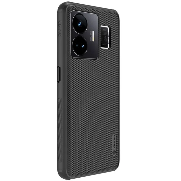 Funda protectora Nillkin Super Frosted Shield Pro para Realme GT Neo 5 5G / GT3 5G, funda de teléfono de PC+TPU, color negro