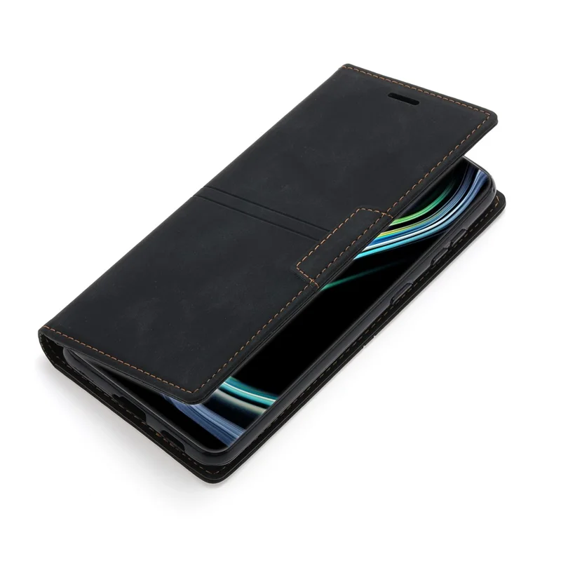 Para Xiaomi Poco X5 Pro 5G / Redmi Note 12 Pro Speed 5G / Note 12 Pro 5G Wallet Phone Case Protective PU Leather Flip Cover - Preto