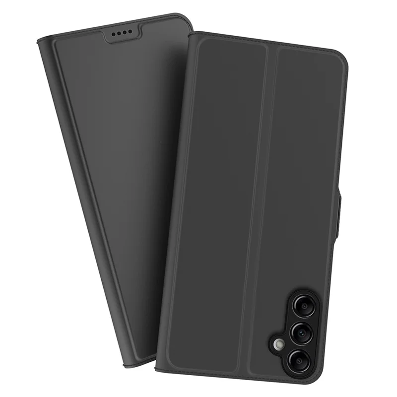 For Samsung Galaxy M14 5G Stand Leather Phone Case Card Holder Mobile Phone Cover - Blue