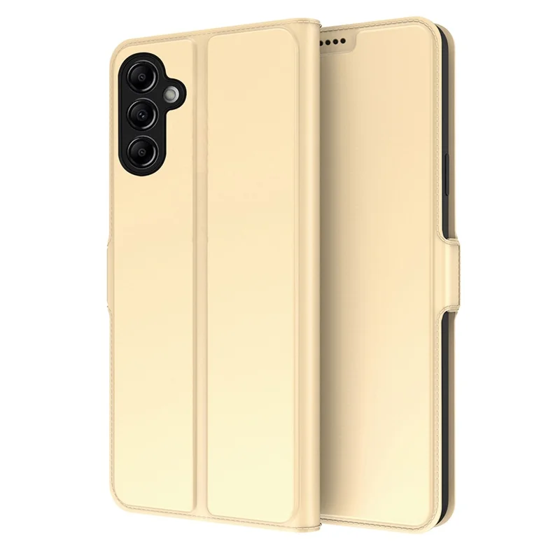 Кожаный чехол для телефона с держателем для карт для Samsung Galaxy M14 5G - Золотой