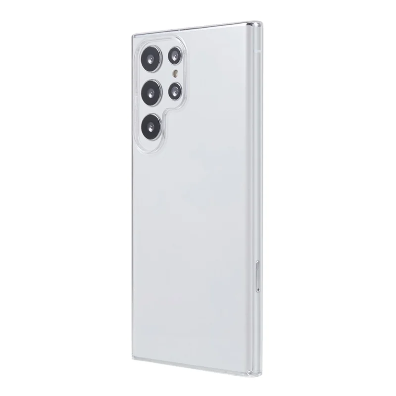 Pour Samsung Galaxy S23 Ultra Transparent PC Phone Back Cover Anti-drop Smartphone Case