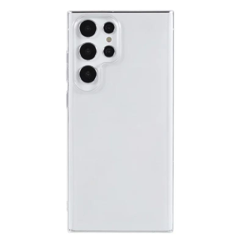Pour Samsung Galaxy S23 Ultra Transparent PC Phone Back Cover Anti-drop Smartphone Case