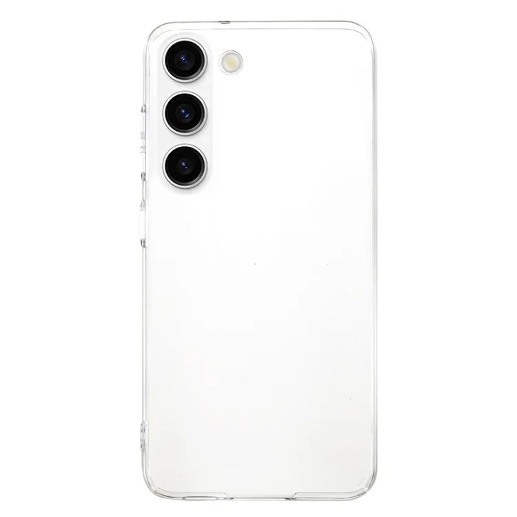 Für Samsung Galaxy S23+ Slim Handyhülle aus hartem Kunststoff mit präzisem Ausschnitt, klare Rückseite