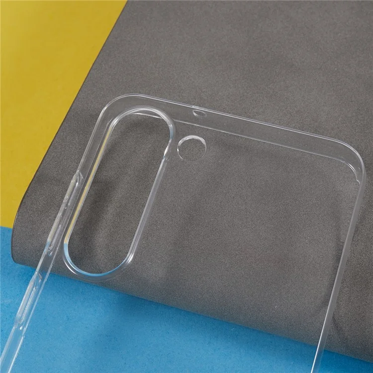 Für Samsung Galaxy S23+ Slim Handyhülle aus hartem Kunststoff mit präzisem Ausschnitt, klare Rückseite