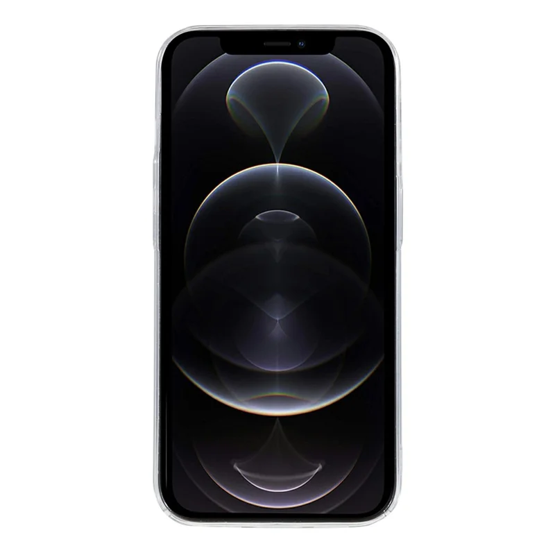 For iPhone 12 Pro 6.1 inch Shockproof Smartphone Back Cover Clear PC Mobile Phone Case