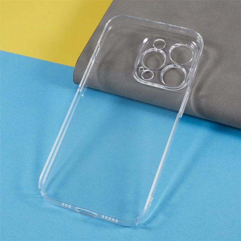 For iPhone 13 Pro 6.1 inch Transparent Hard PC Mobile Case Shockproof Cell Phone Cover