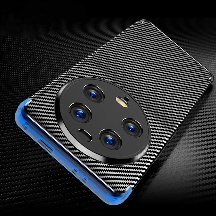 Para Xiaomi 13 Ultra Anti-scratch Carbon Fiber Texture Phone Case Soft TPU Protective Phone Cover