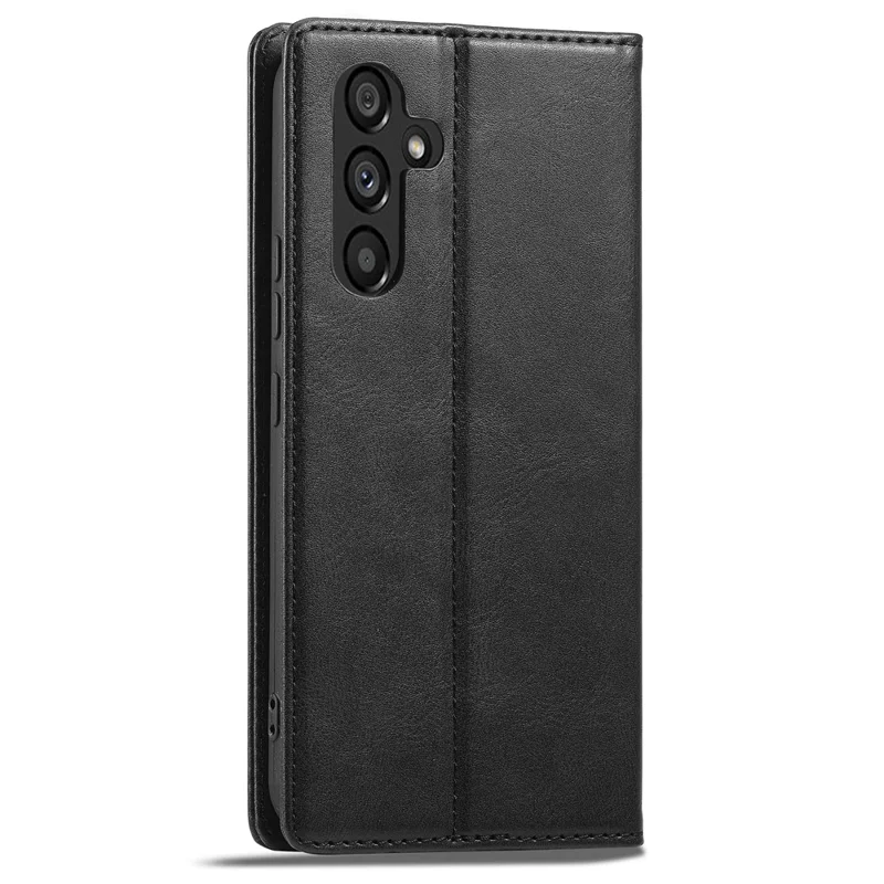 LC.IMEEKE voor Samsung Galaxy A34 5G PU Leather Flip Folio Case met RFID-blokkering Wallet Stand Telefoonhoes - Zwart