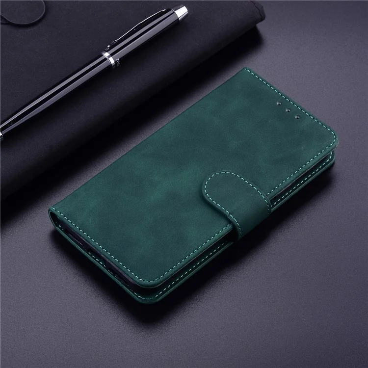 For Honor X8a 4G Portafoglio Custodia per Telefono Colore Solido in Pelle PU Custodia per Smartphone con Supporto - Verde
