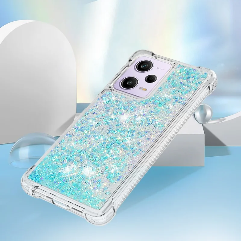 Para Xiaomi Redmi Note 12 Pro 5G / Note 12 Pro Speed 5G / Poco X5 Pro 5G YB Quicksand Series-1 Capa de Celular Anti-queda TPU Capa de Telefone - Azul / Pentagrama