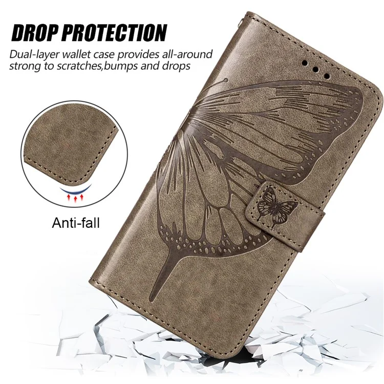 Для Xiaomi Redmi Note 12 5G (Global) / (India) / (China) / Poco X5 5G Чехол YB Imprinting Series-4 Phone Cover - серый