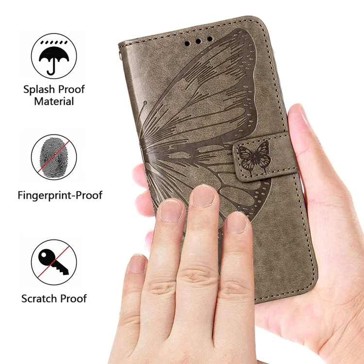 Для Xiaomi Redmi Note 12 5G (Global) / (India) / (China) / Poco X5 5G Чехол YB Imprinting Series-4 Phone Cover - серый