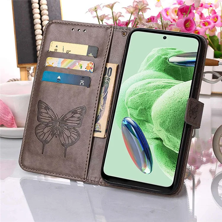 Для Xiaomi Redmi Note 12 5G (Global) / (India) / (China) / Poco X5 5G Чехол YB Imprinting Series-4 Phone Cover - серый