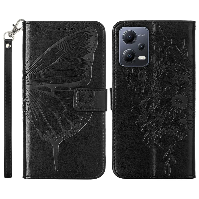 Per Xiaomi Redmi Note 12 5G (India) / Nota 12 5G (cina) / Poco X5 5G Case YB Imprinting Series-4 Cover Del Telefono - Nero