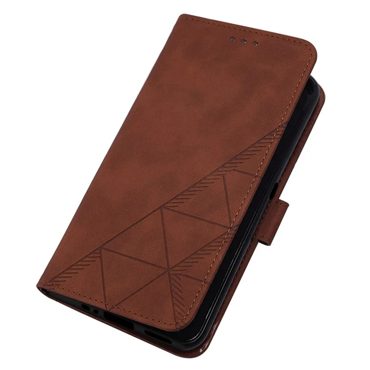 For OnePlus Nord CE 3 Lite 5G / Nord N30 5G Leather Case with Shoulder Strap Wallet Stand Phone Cover - Brown