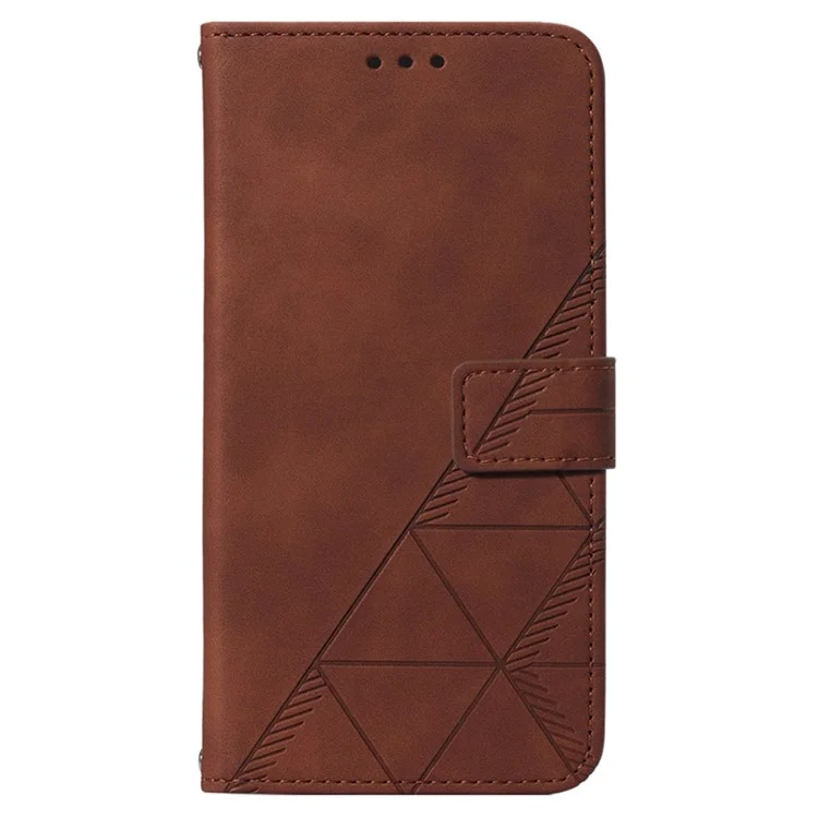 For OnePlus Nord CE 3 Lite 5G / Nord N30 5G Leather Case with Shoulder Strap Wallet Stand Phone Cover - Brown