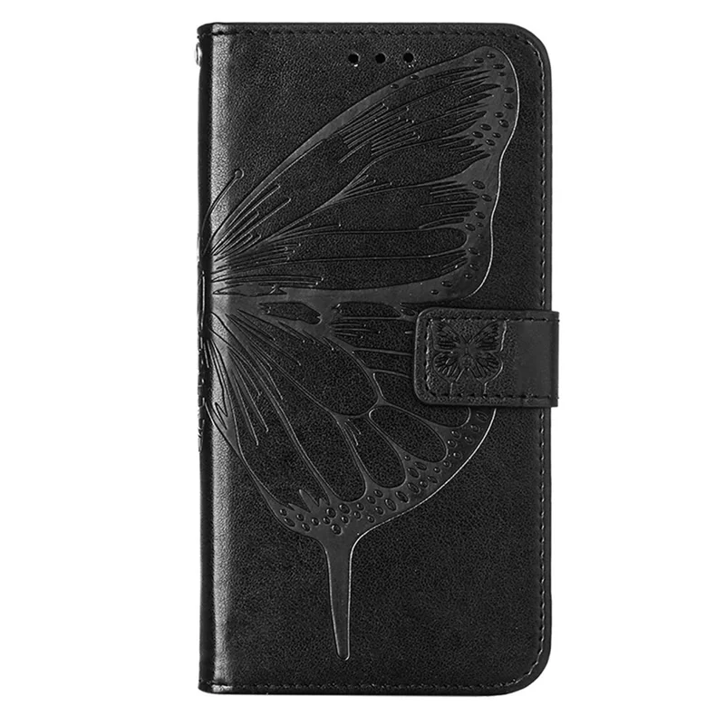 Série d'impression YB-4 Étui pour téléphone OnePlus Nord CE 3 Lite 5G / Nord N30 5G Étui en cuir PU imprimé Étui portefeuille anti-chute - Noir
