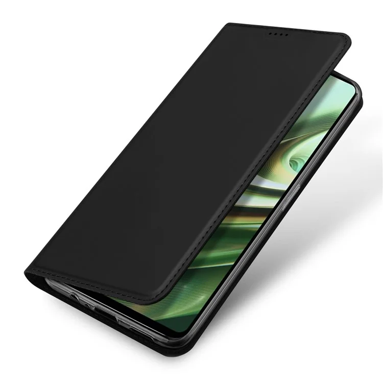 Dux Ducis Skin Pro Series Pour OnePlus Nord CE 3 5G PU en Cuir Stand de Téléphone Holder Carte Shell Anti-drop-tof - Noir