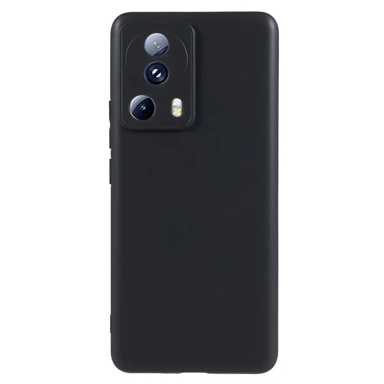 Чехол для телефона Xiaomi 13 Lite / Civi 2 5G, матовый противоосколочный мягкий ТПУ-чехол - черный