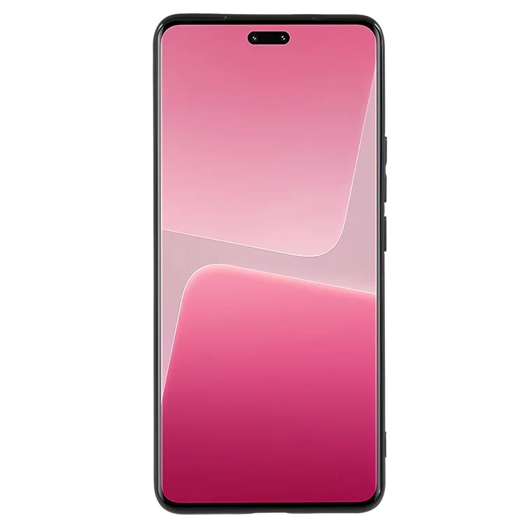 Чехол для телефона Xiaomi 13 Lite / Civi 2 5G, матовый противоосколочный мягкий ТПУ-чехол - черный