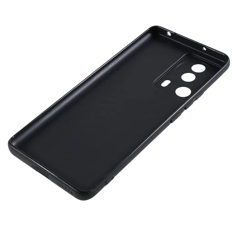 Чехол для телефона Xiaomi 13 Lite / Civi 2 5G, матовый противоосколочный мягкий ТПУ-чехол - черный