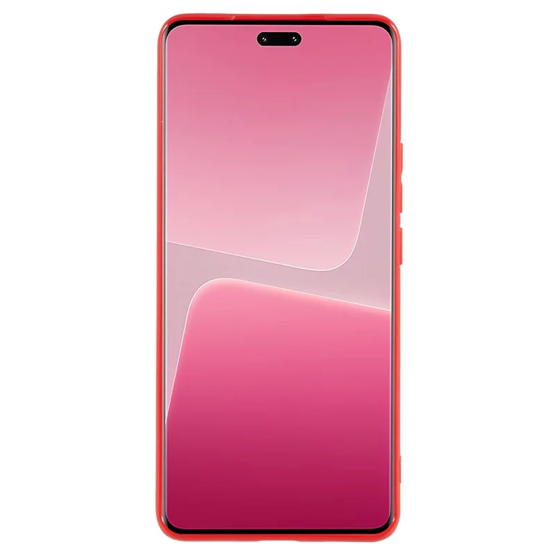 Cell Phone Case for Xiaomi 13 Lite / Civi 2 5G , Anti-scratch Matte Soft TPU Phone Cover - Red