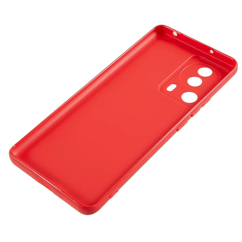 Cell Phone Case for Xiaomi 13 Lite / Civi 2 5G , Anti-scratch Matte Soft TPU Phone Cover - Red