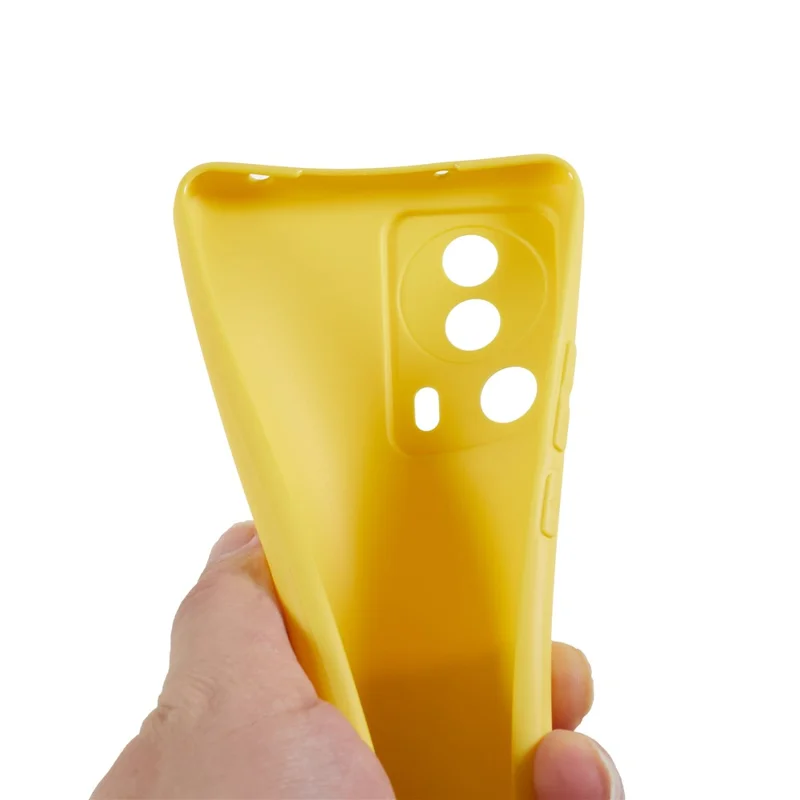 Cell Phone Case for Xiaomi 13 Lite / Civi 2 5G , Anti-scratch Matte Soft TPU Phone Cover - Yellow