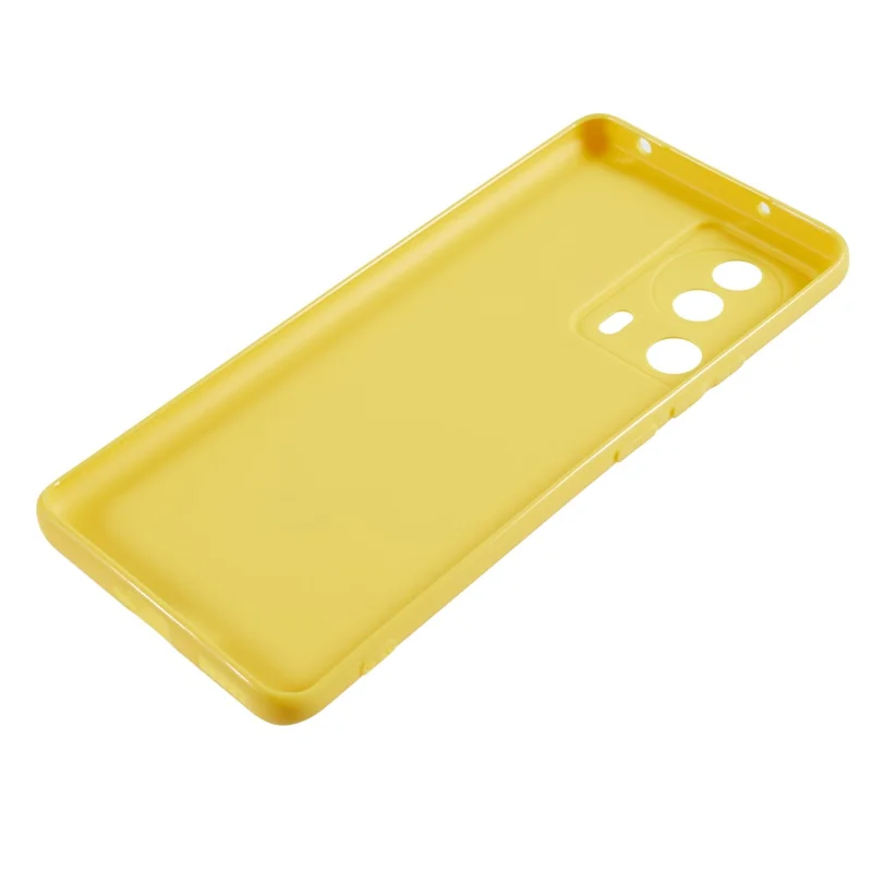 Cell Phone Case for Xiaomi 13 Lite / Civi 2 5G , Anti-scratch Matte Soft TPU Phone Cover - Yellow