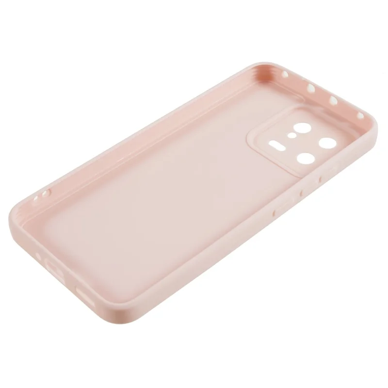 Obudowa do Xiaomi 13 5G z precyzyjnymi wycięciami, prosta krawędź, miękka obudowa z TPU - różowy