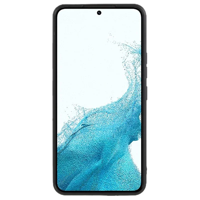 Folia TPU z prostymi krawędziami do Samsung Galaxy S22 5G, precyzyjne wycięcia, ochrona aparatu - Czarny