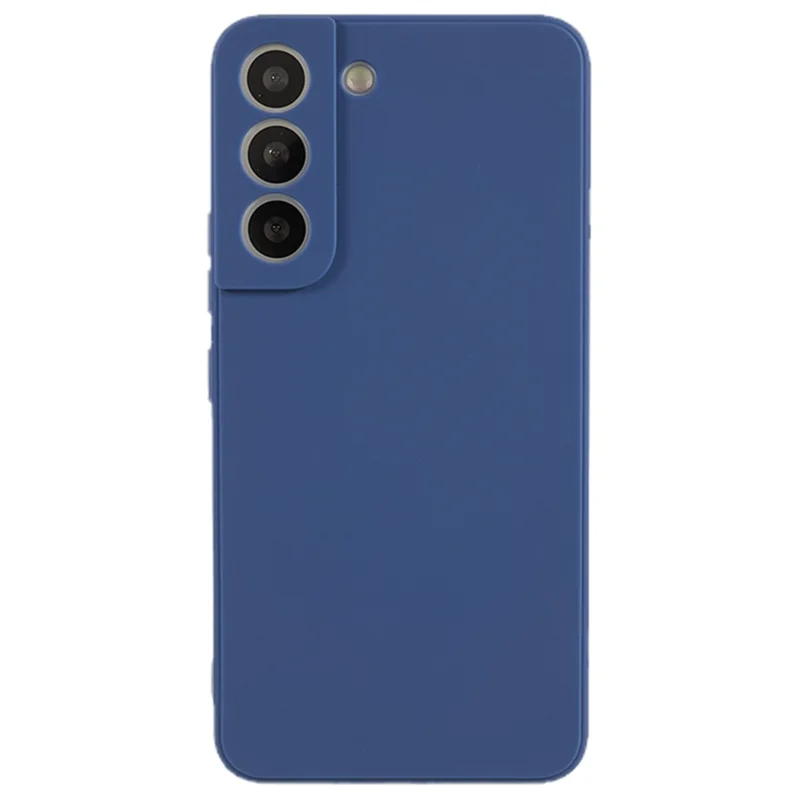 For Samsung Galaxy S22 5G Straight Edge Design TPU Phone Case Precise Cutout Camera Protection Cover - Sapphire