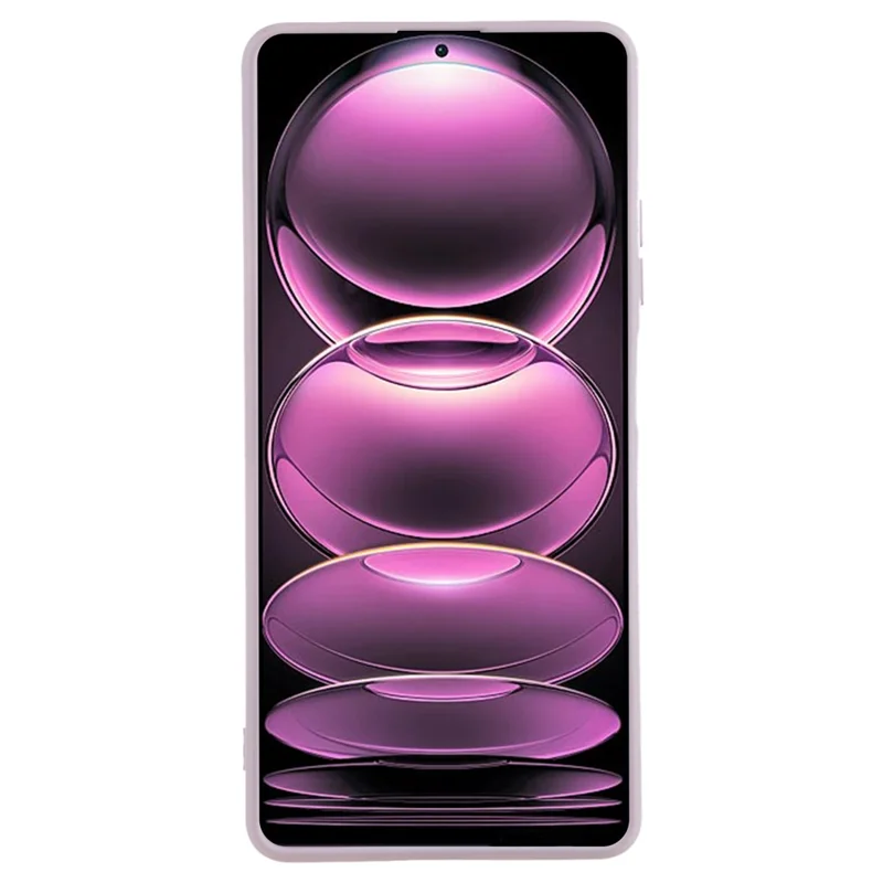 TPU-telebeskyttelse til Xiaomi Redmi Note 12 Pro+ 5G, slank beskyttelsesdæksel med fiberfor, gummiagtig mobiltelefonbeskyttelse - lyserosa