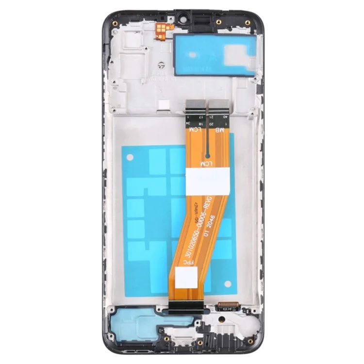 Para Samsung Galaxy A03 (164,2 x 75,9 x 9,1 mm) A035 Pantalla LCD y conjunto de digitalizador de grado C + Parte de repuesto del marco (sin logotipo)