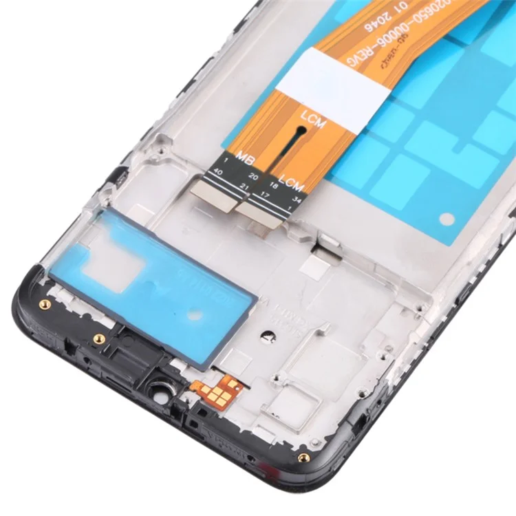 Para Samsung Galaxy A03 (164.2 x 75.9 x 9.1 Mm) A035 OEM Grado S Pantalla LCD y Parte de Marco Digitizer + Part (sin Logotipo)