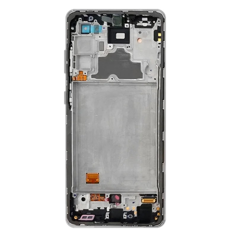 Ekran OLED 6,7 cala z zestawem cyfrowym + rama (bez logotypu) klasa C do Samsung Galaxy A72 4G A725 - Czarny