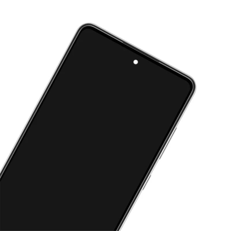 Ekran OLED 6,7 cala z zestawem cyfrowym + rama (bez logotypu) klasa C do Samsung Galaxy A72 4G A725 - Czarny