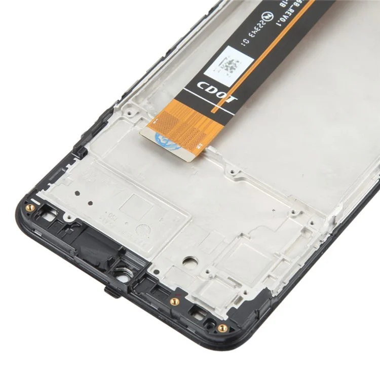 Für Samsung Galaxy A23 5G (globale Version) A236B Grade C LCD-Bildschirm und Digitizer-Baugruppe + Rahmenersatzteil (ohne Logo)