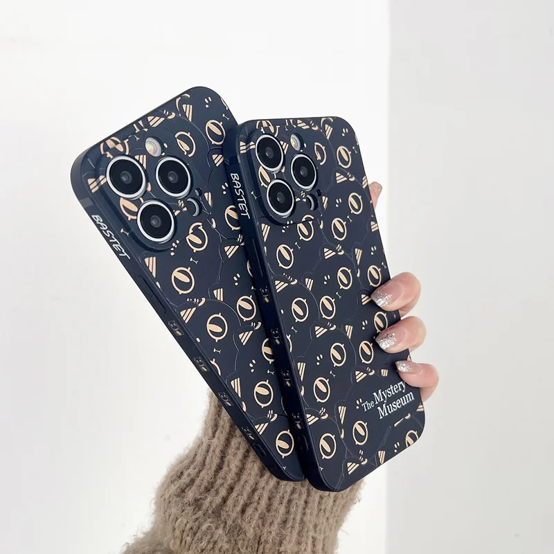 For iPhone 14 Pro Soft TPU Pattern Printed Phone Case Precise Cutout Protective Cover - Cat